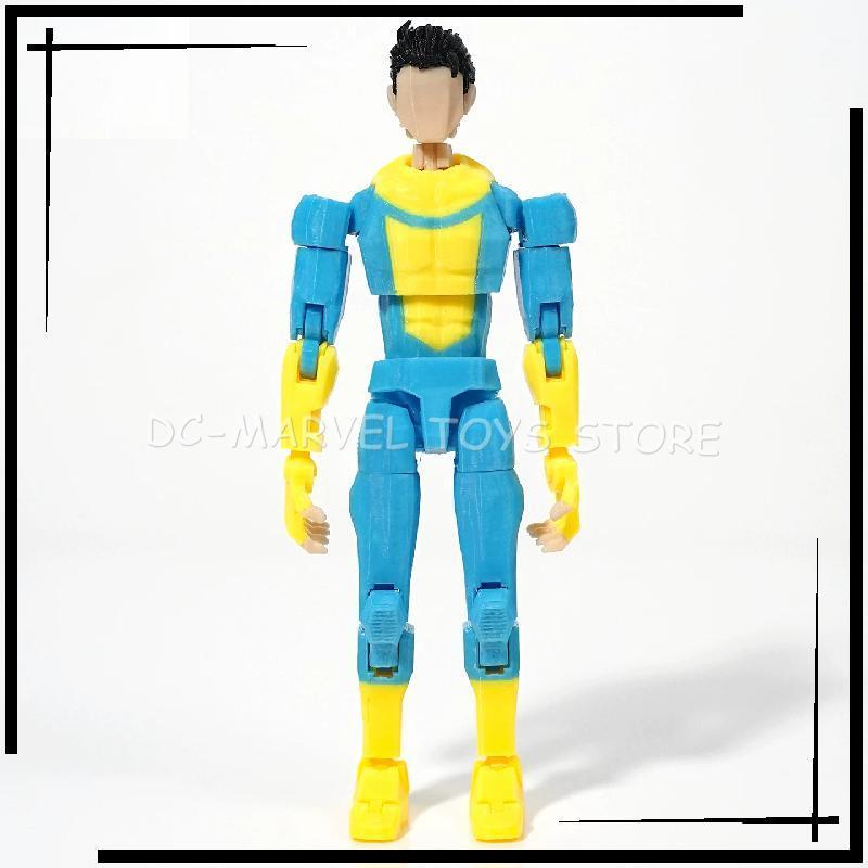 New In Stock 3d Printed Invincible Boy Stripe Mark Light Blue Mark Dummy13 T13 Multi-Jointed Shapeshift Action Figure Toys