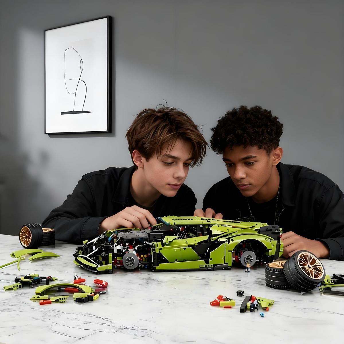 ウエッサイチカーノセット！ 3696 Pieces Technic Sets for Adults - 1:8 scale Building car, 23.4