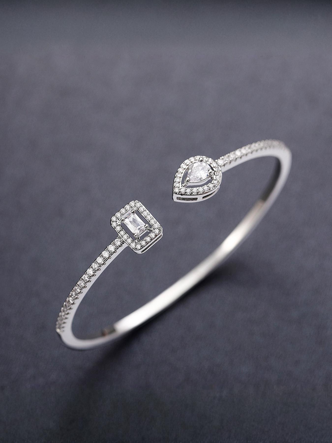 Valentine's Day Gift for Girlfriend Wife, Unique Luxury Bracelet S5214, New Chinese Style Zircon Bangle, Vintage Elegant Hand Chain