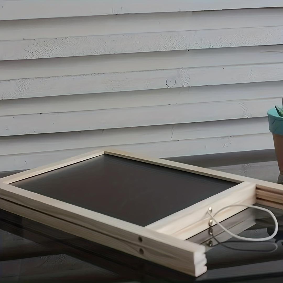 Two Sizes, Writable Teaching Blackboards, Double-Sided Foldable Dust-Free Advertising Boards, and Dry-Erase Whiteboards, Reusable Doodle Boards