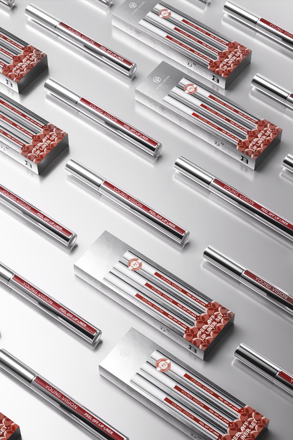 Long Lasting Tattoo Lip Gloss Peel Off, 3 Counts/set Waterproof Non-sticky Glossy Lipstick, Nourishes All Skin Types, Great for Gift, Makeup, Lip Stain, Cosmetic 3Counts/Set non-stick cup transfer diy eyelash extension