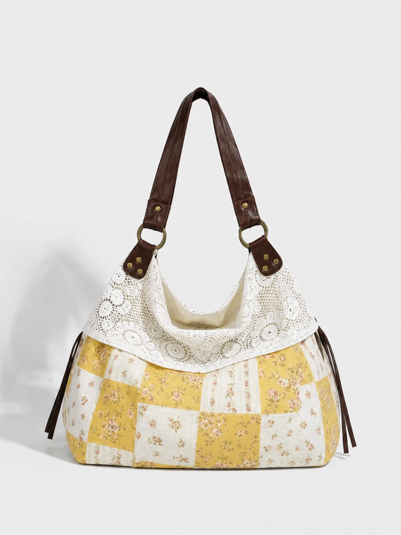 Yellow floral print