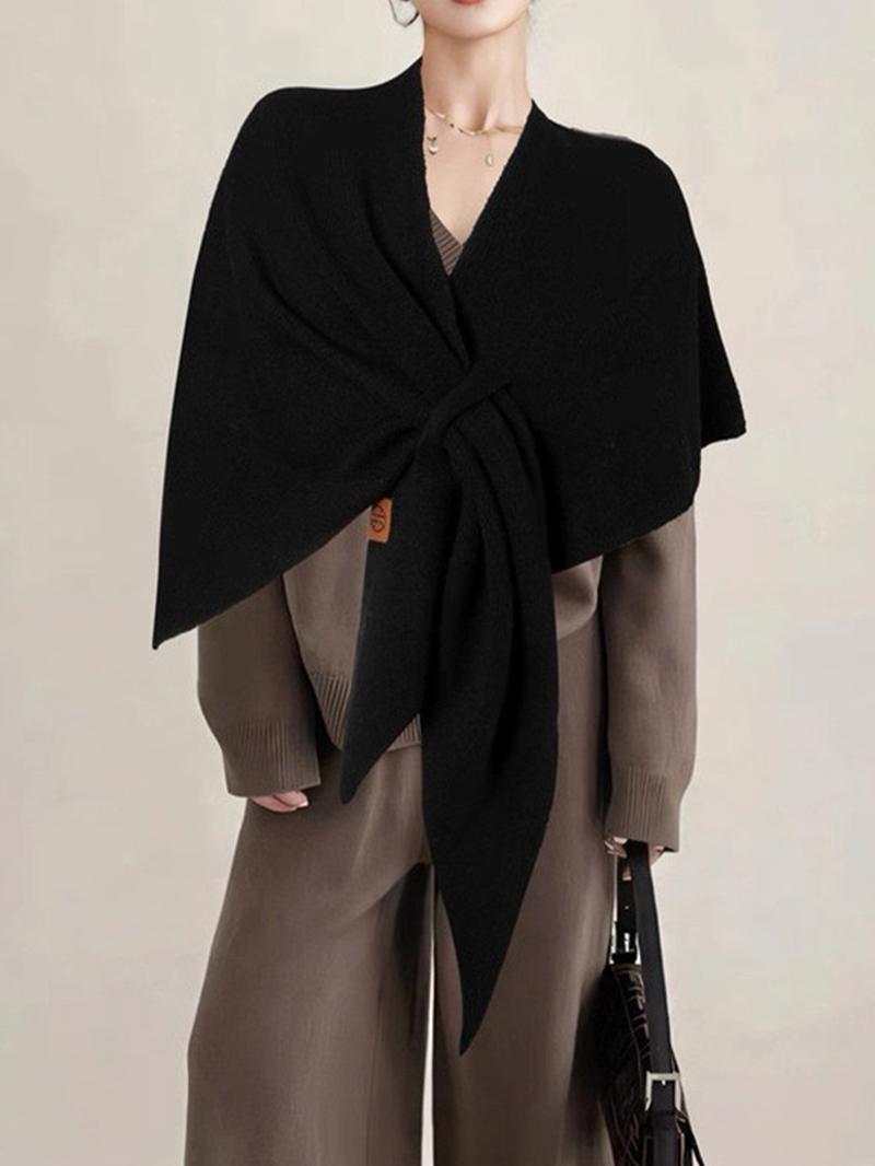 Women's Trendy Solid Shawl, Casual Soft Comfortable Scarf for Daily Wear, Fashion Accessories for Women & Girls