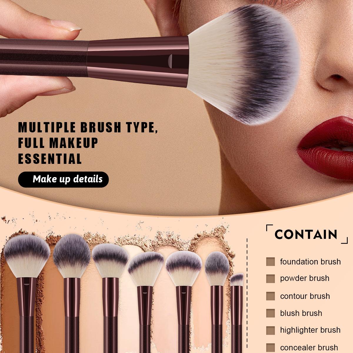 Multi-Piece Makeup Brush Set with Sponge, Premium Beauty Tool Kit, Makeup Brushes Set, Perfect for Flawless Makeup, Ideal for Makeup Enthusiasts