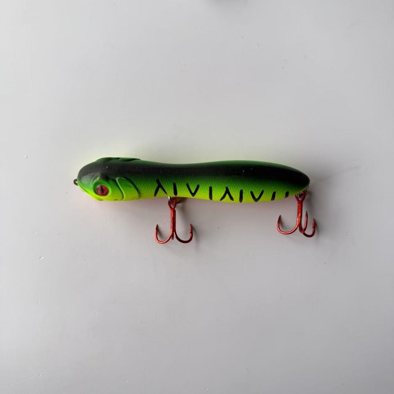 Large brand replica, popular, 1pcs, floating water snakehead pencil lure lure, water surface series word dog pout mouth catfish bait, suitable for freshwater and seawater fishing accessories, fishing gear and supplies