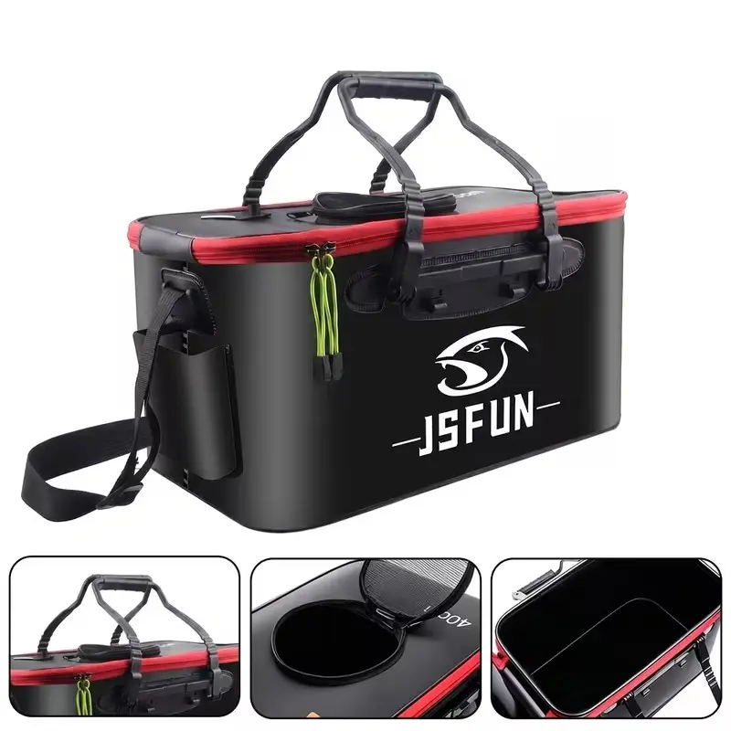 Fishing Box With Handle, Portable Foldable Fishing Tackle Box, Fishing Accessories