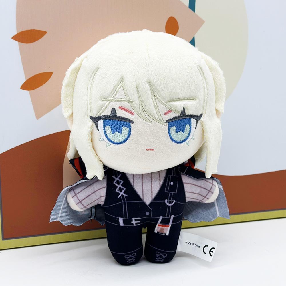 20CM Kawaii Original Limbus Company Plush Toys  Cotton Doll Game Peripherals Plush Dolls Dante Faust Don Quixote Palm Gift