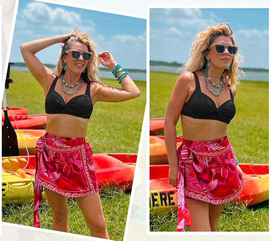 Yonique Women Underwire Bikini Top - Push Up Bathing Suit Top Padded Bra Swimsuit Top