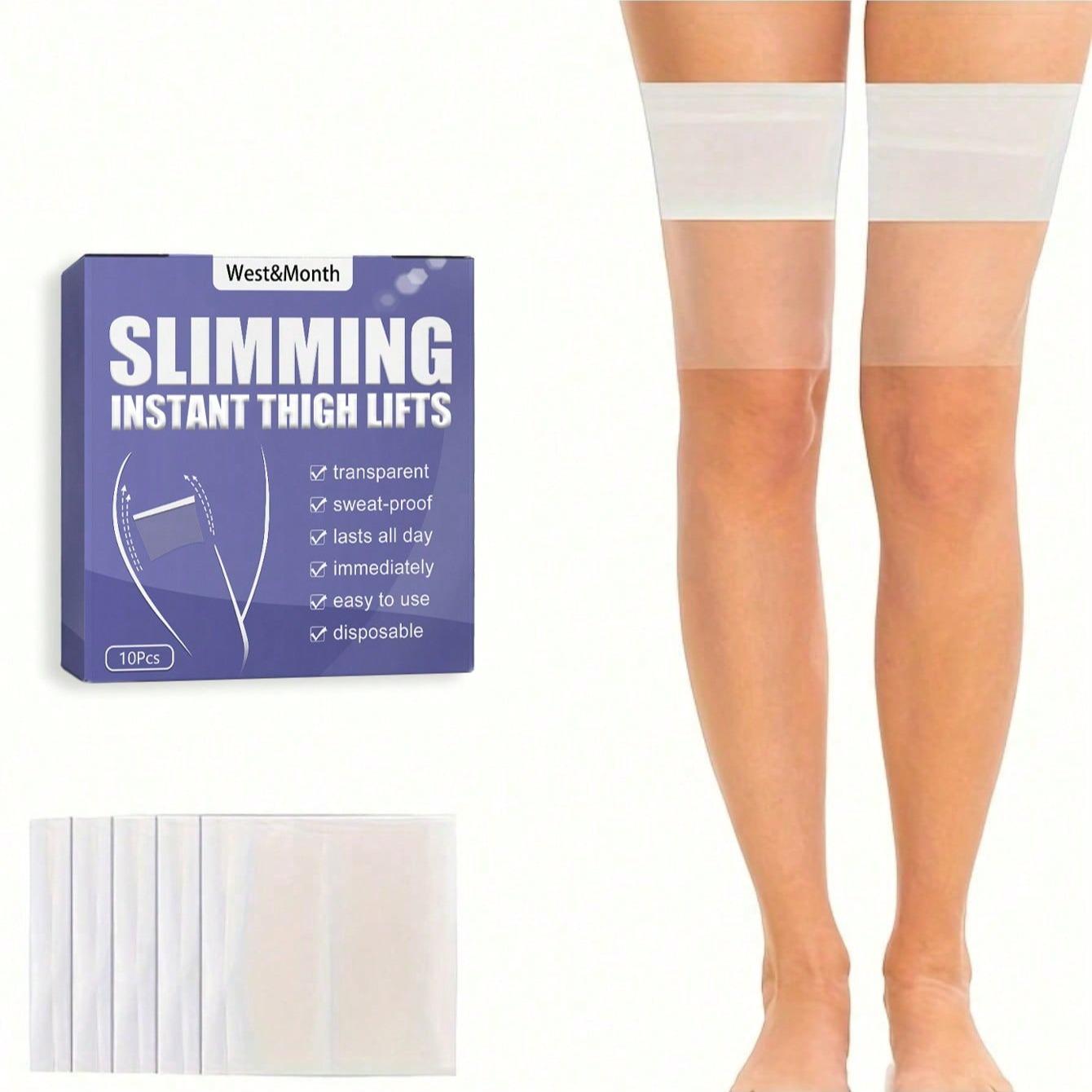 Fashion Invisible Lift Tape, Waterproof Thigh Chafing Friction Tape, Comfortable Fit, Provides Thigh Support, Ideal for Active Wear
