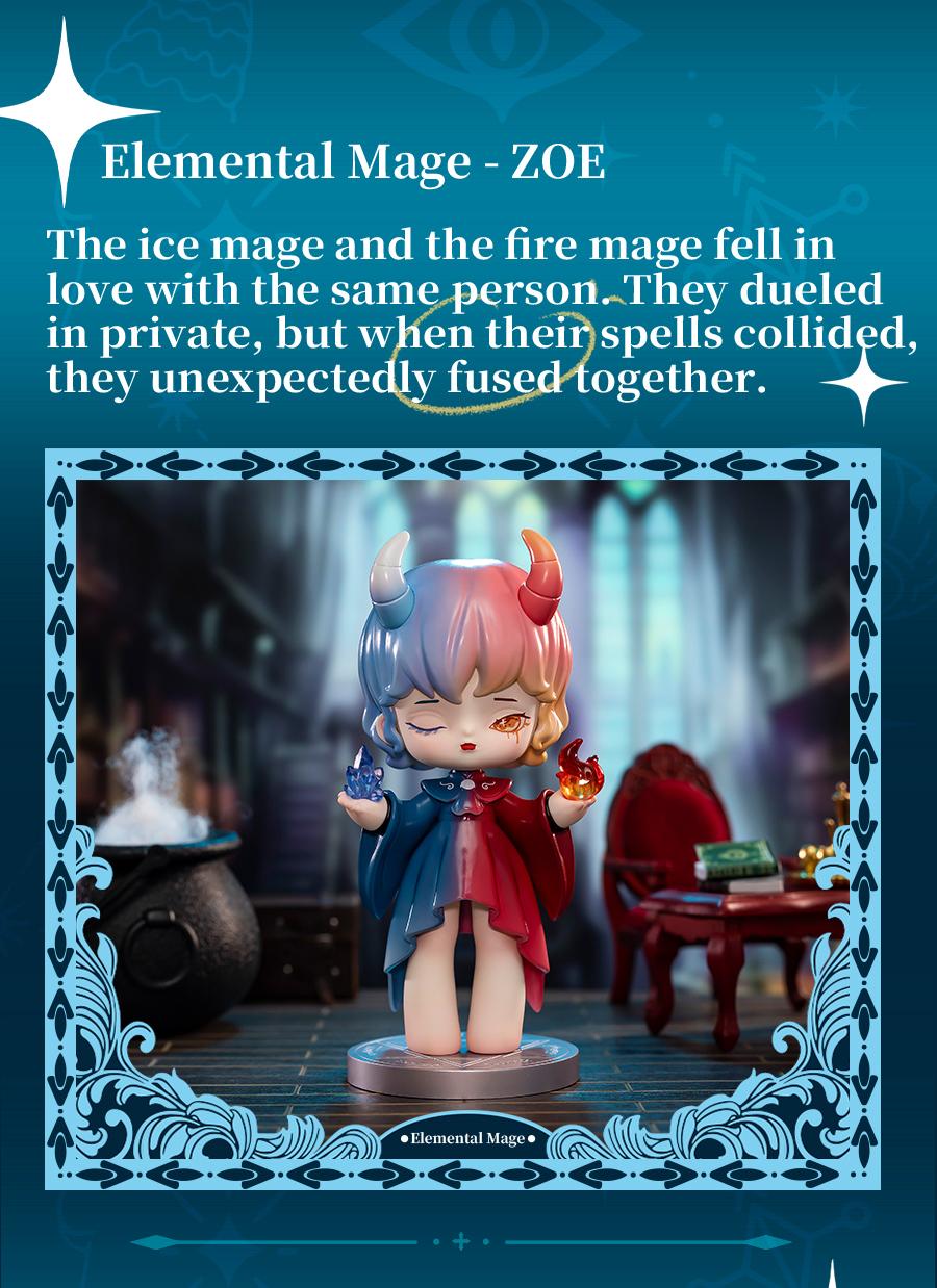 Misya Magic Academy Series Blind Box Figure, Girls' Birthday Gift, Surprise Element, Cute Collectible Figurines, Perfect for Celebrations