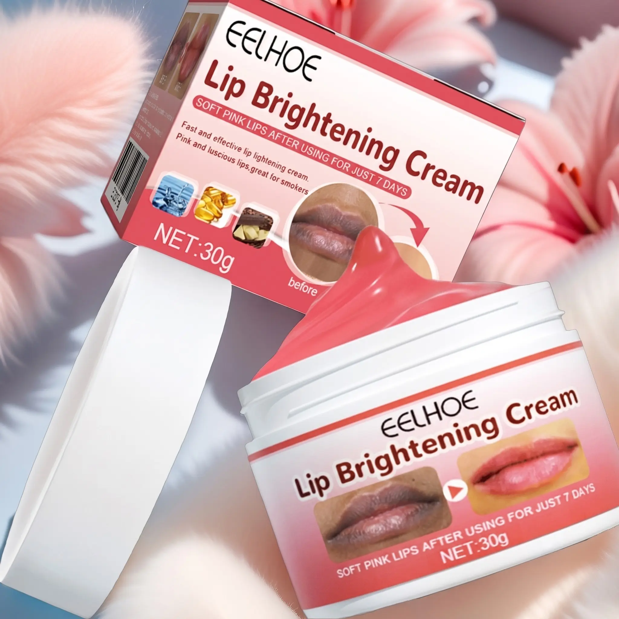 Moisturizing Lip Cream, Gentle Care Lip Balm, Hydrating Lip Balm, Plumping Lip Balm, Lip Moisturizer, Lip Care Product for Women & Girls