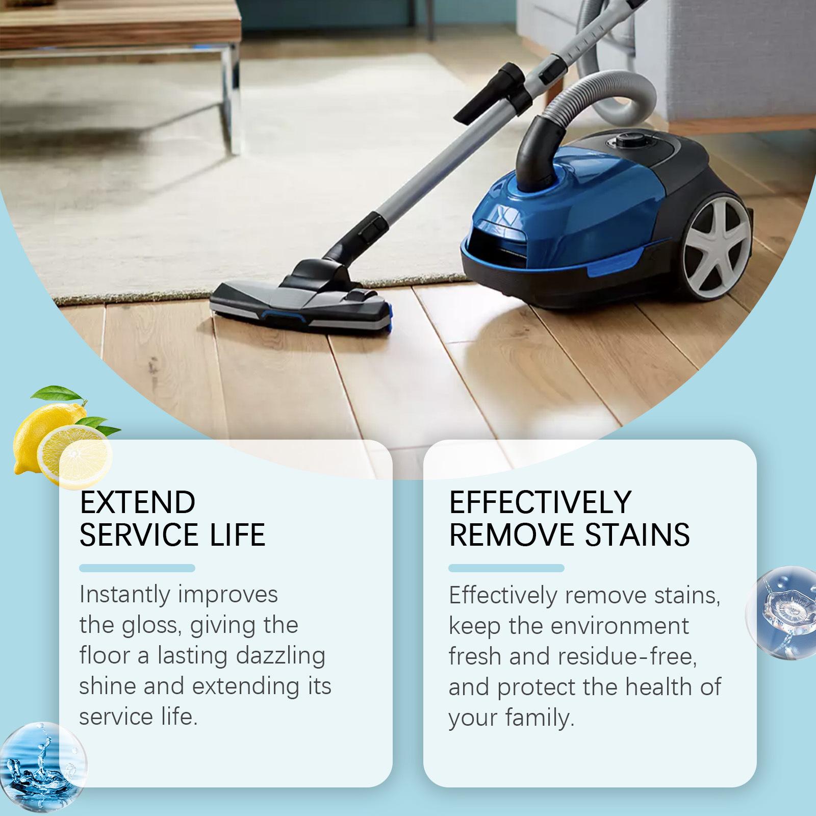 Multi-Surface Cleaner, Stain Remover Floor Cleaner, Wood Flooring Cleaning Liquid Polish, Effective Surface Cleaning Agent