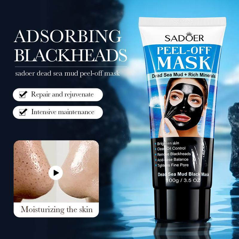 Dead Sea Mud Black Mask + Mineral-Rich Peel-Off Cleansing Mask Dead Sea Mud Black Mask + Mineral-Rich Peel-Off Cleansing Mask