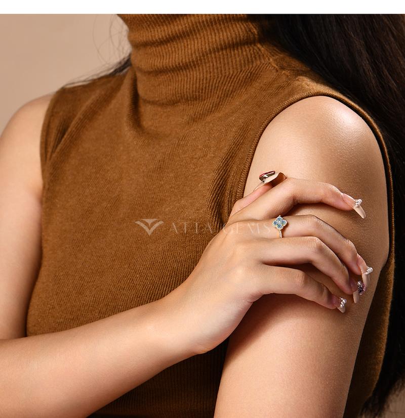 1.3ct D VVS1 Color Synthetic Moissanite Ring for Women 925 Sterling Silver Engagement Wedding Party Fine Jewelry Gift New R178