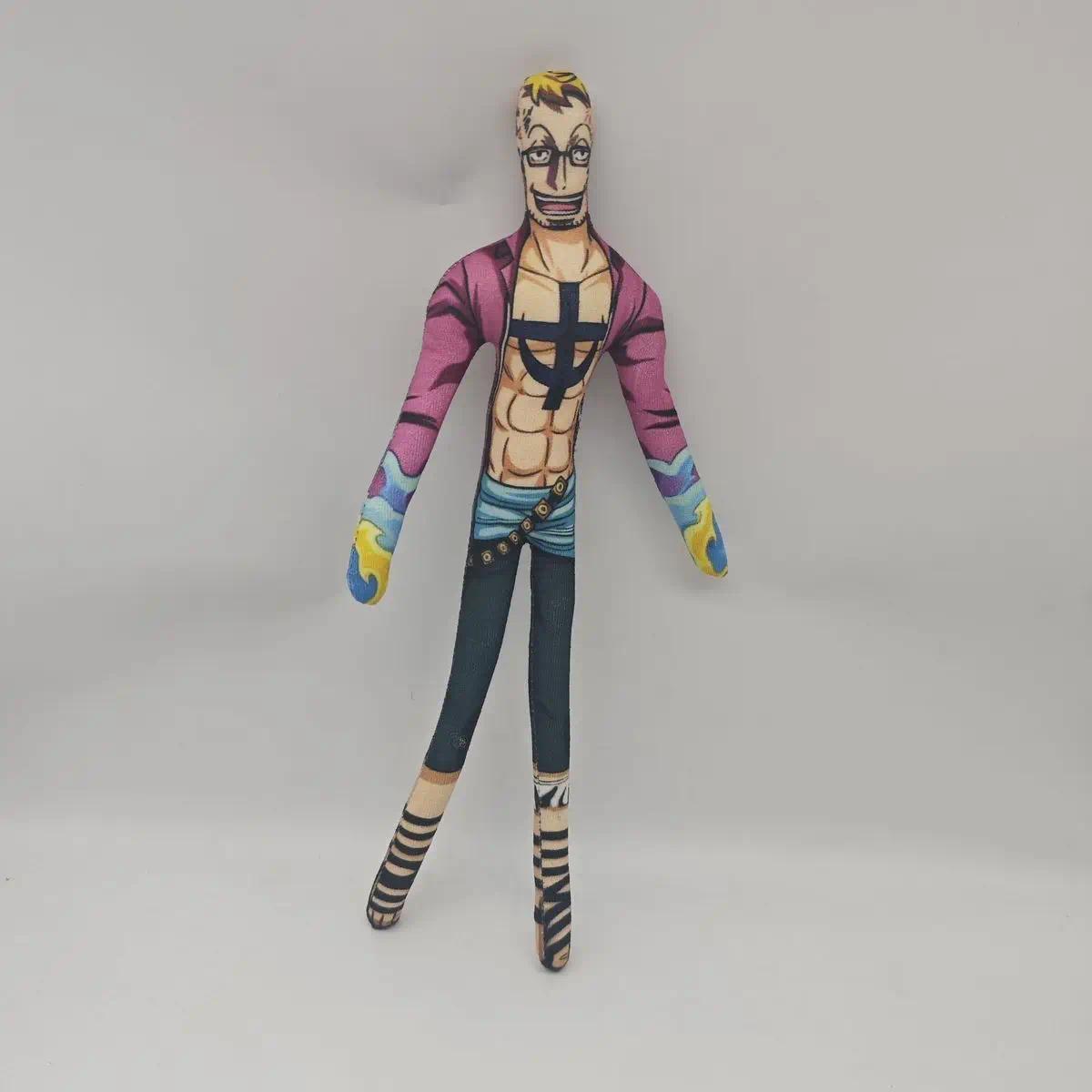 Shanks Edward Newgate Marco Stuffed Doll Twistable  Wire Skeleton Movable Limbs Plush Mouse No White Edge