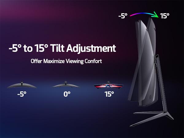 27 Inch Curved Monitor 2K 165Hz 1500R, QHD 2560*1440p Gaming Computer Monitor, 16:9 HDMI Display, 1ms(MPRT), FreeSync, 99% sRGB, Eye Care HDR PC Screen Built-in Speakers, VESA, Tilt Adjustable, Black gaming monitor 27 Inch Curved Monitor 2K 165Hz 1500R, QHD 2560*1440p Gaming Computer Monitor, 16:9 HDMI Display, 1ms(MPRT), FreeSync, 99% sRGB, Eye Care HDR PC Screen Built-in Speakers, VESA, Tilt Adjustable, Black gaming monitor