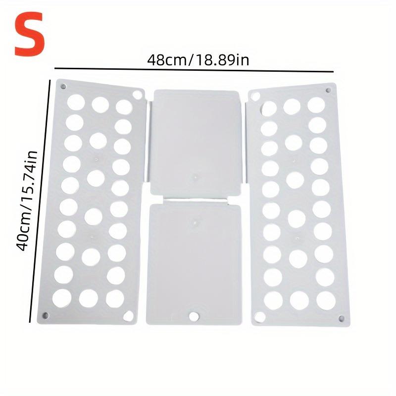 1pc Space-Saving Clothes Folding Board, Durable Plastic, Foldable for T-Shirts and More, Travel and Home Organization, Wall Mount Closet System, Portable Clothes Organizer