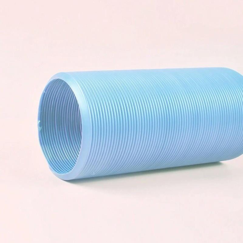 Durable Plastic Expandable Tunnel, Flexible Play Tube & Hideaway for Small Pets, Space-Saving Retractable Toy for Hamsters, Hedgehogs & Guinea Pigs