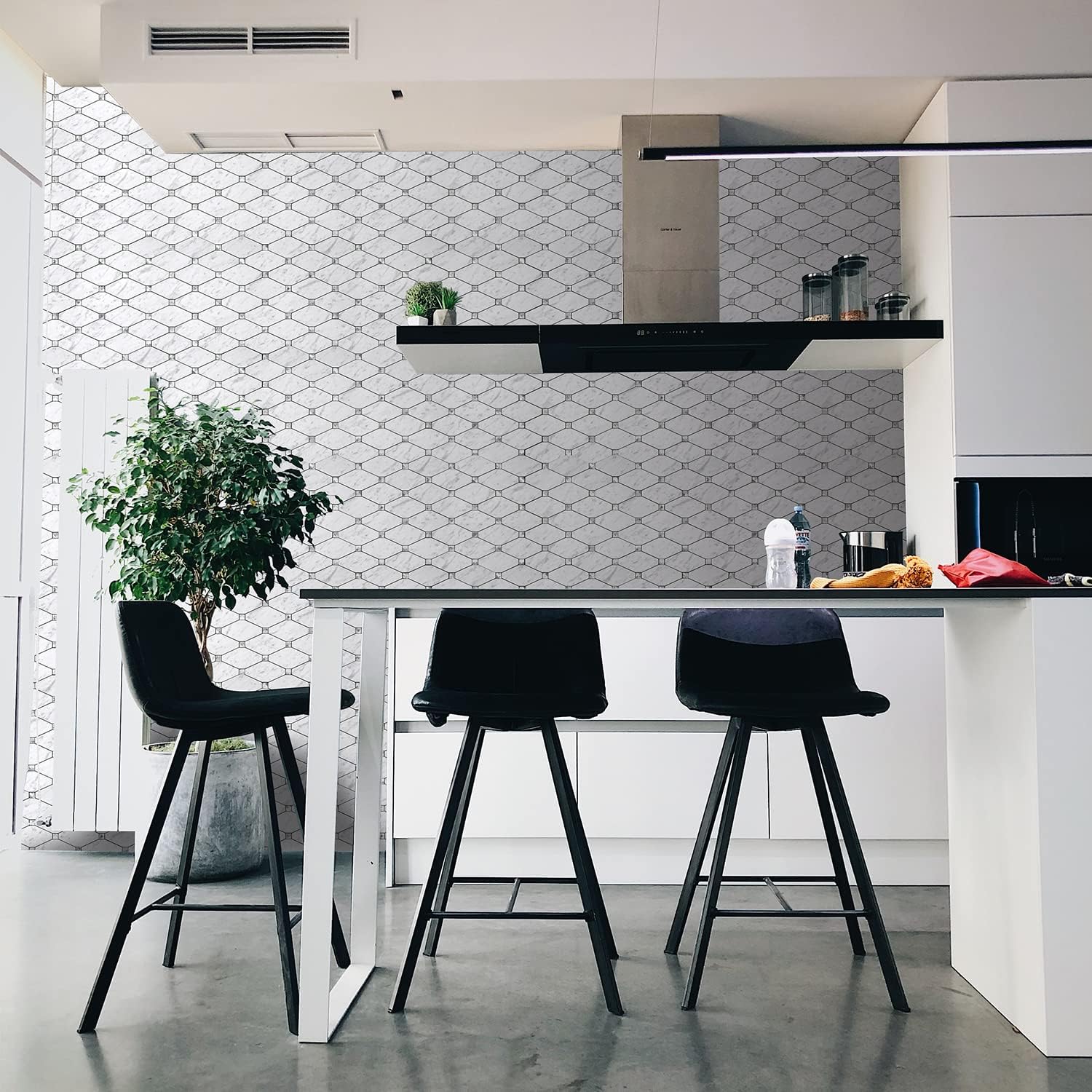 STICKGOO 10 Sheets Glass Marble Peel and Stick Backsplash, Tiles Sticker Self Adhesive Mixed Metal Backsplash for Kitchen/Bathroom/Fireplace/RV - Calacatta Wall Art Stickers Decorative STICKGOO 10 Sheets Glass Marble Peel and Stick Backsplash, Tiles Sticker Self Adhesive Mixed Metal Backsplash for Kitchen/Bathroom/Fireplace/RV - Calacatta Wall Art Stickers Decorative