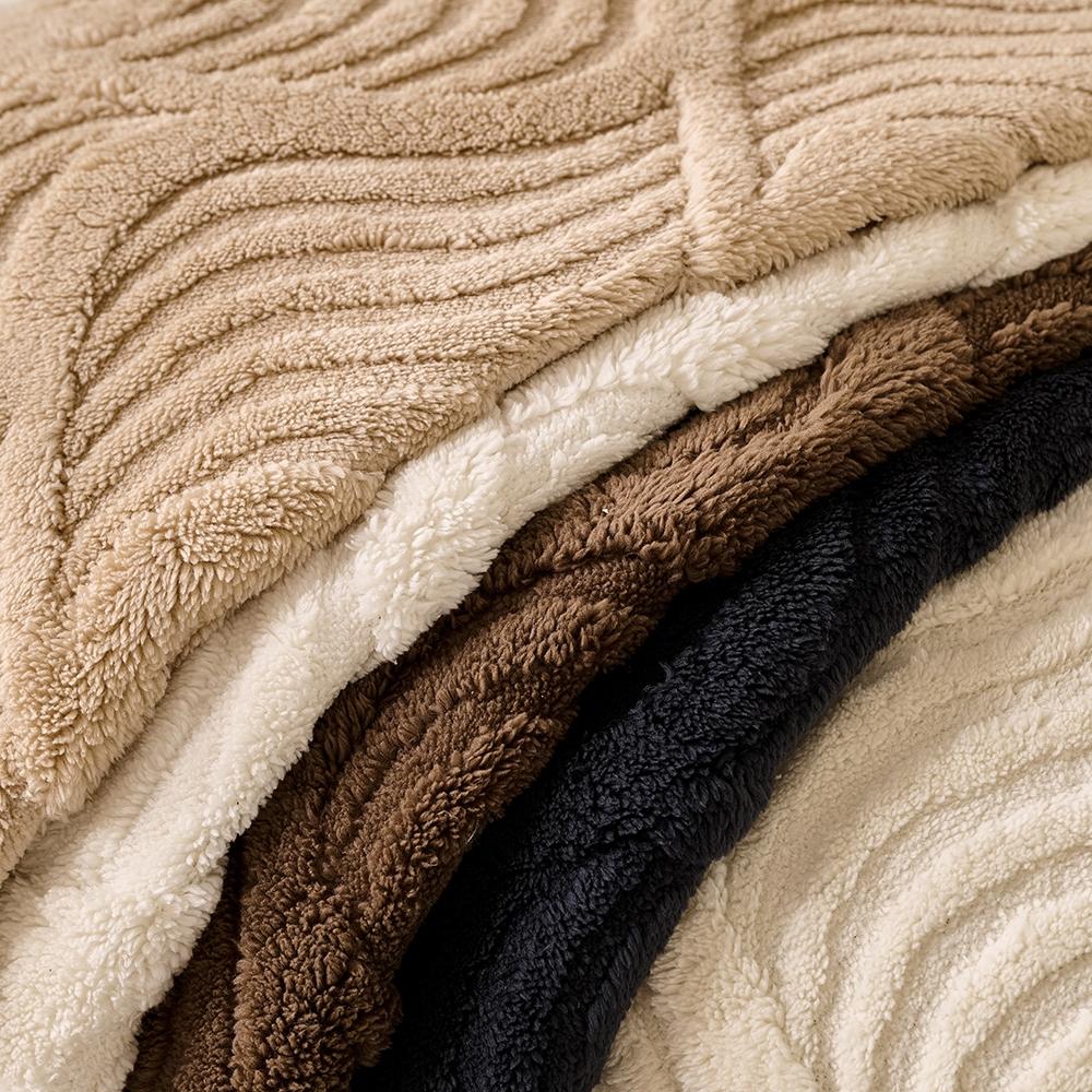 Solid Color Plush Sofa Cushion Cover, Sofa Couch Covers, 1 Count Modern Simple Sofa Slipcover, Non-slip Sofa Protector for Home Living Room Decor