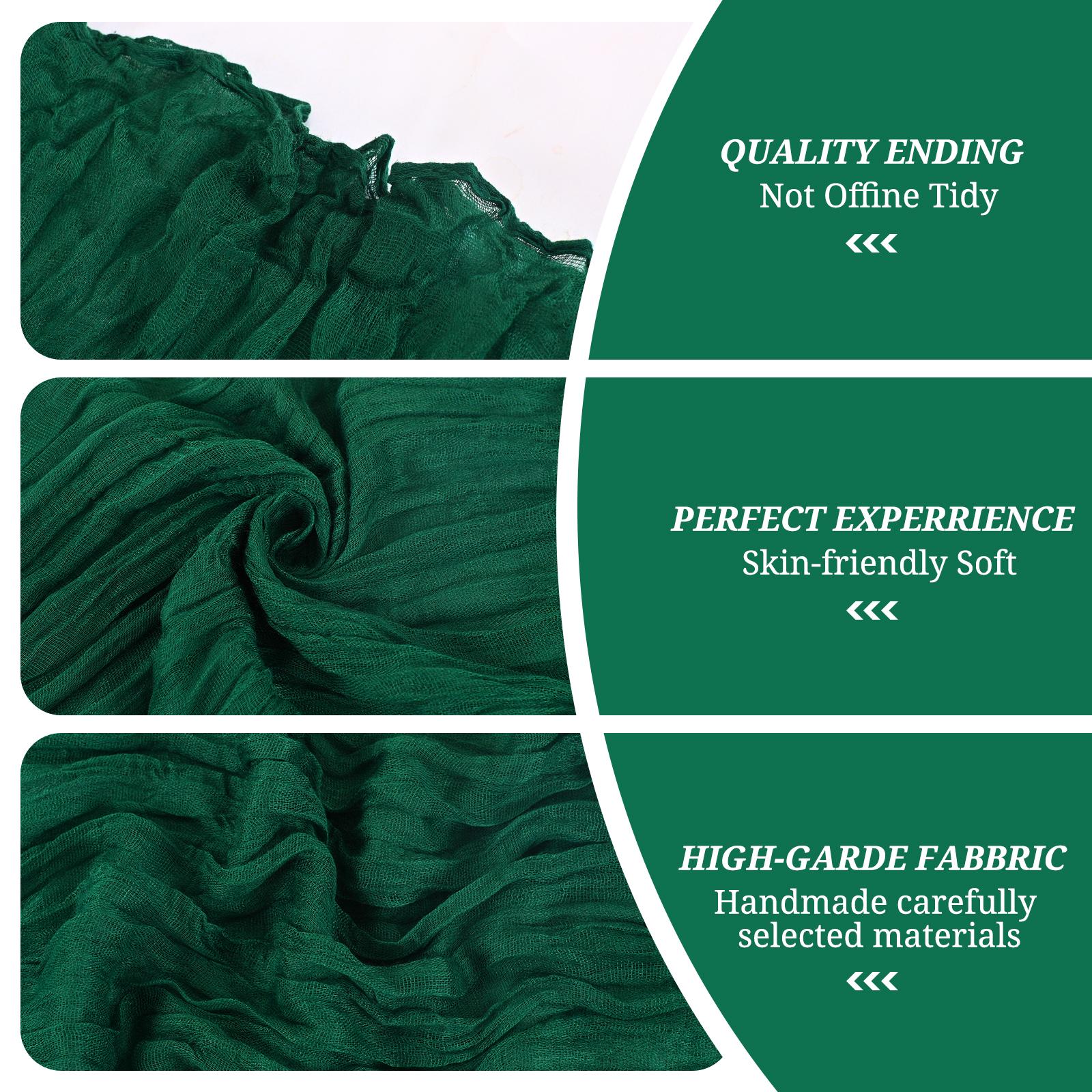 50/60PC 16x70inch Chair Sashes Cheesecloth Sashes Rustic Chair Decorative Bows Designed ChairCover for Wedding Banquet Party Aisle Home Kitchen Decoration