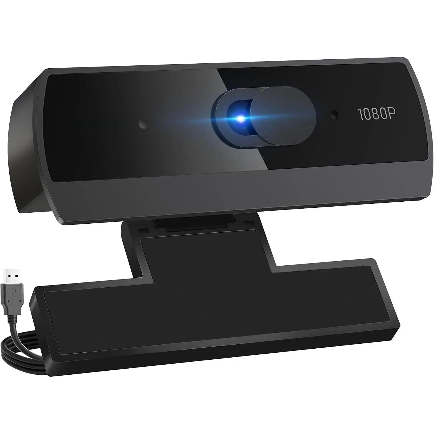 1080P Webcam with -in Microphone, W2N Web Cam,  Cover, 75° FOV, Noise Cancellation, Plug & Play Web Camera for , USB Webcam for Pc, Laptop, Desktop,