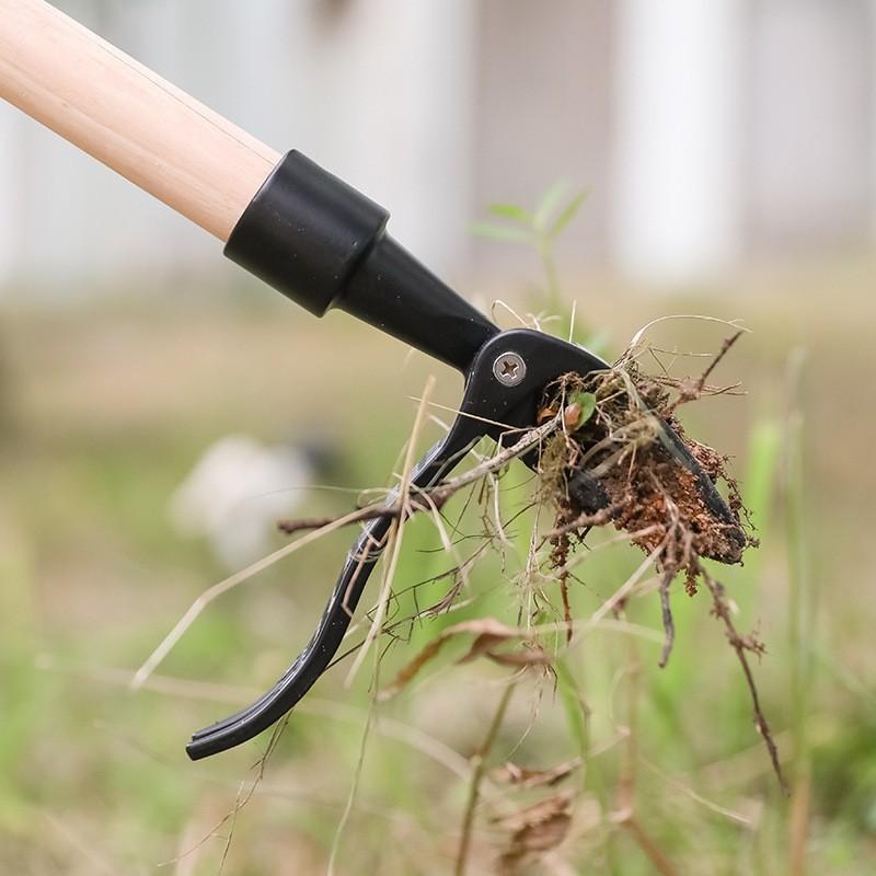 Manual Weeding Tool, Root Puller Garden Weed Remover, Standing Weed Picker, No Bending Required, Handheld Root Fork Clipper, Durable Gardening Tools