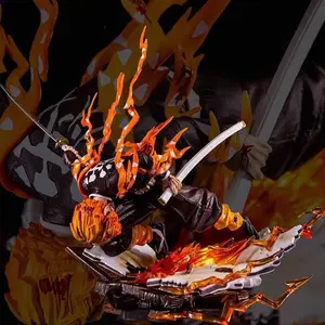 28cm Demon Slayer Agatsuma Zenitsu GK PVC Action Figure Anime Figure Statue Model Toys Collection Doll Kids Gift
