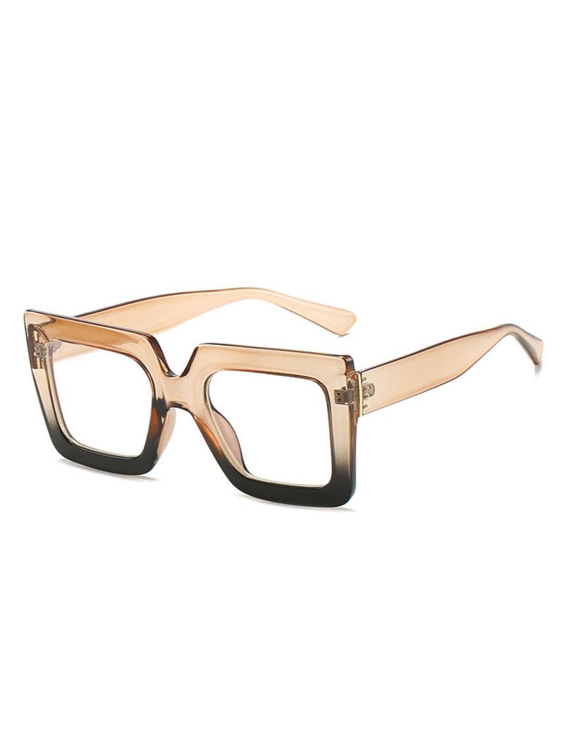 Unisex Vintage Oversized Eyeglasses, Stylish Trendy Eyewear, Trendy Casual Eyeglasses for Everyday Use, Fashion Accessories for Outdoor Activities