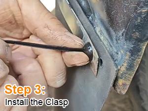 Nylon Universal Cable Tie Buckle, Zip Ties Heavy Duty with Pin & Button Design, Car Daily Repair, Applicable Toengine Lower Guard Plates, Fender Linings, Fenders, Trunkclips