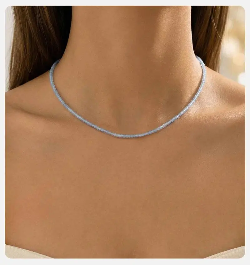 Vnox Women's Handmade Colorful Beads Choker Necklace - Hypoallergenic, Lead-Free Natural Stone Gem Neckpiece for Women, Halloween, Prom, Party, Waterproof Summer Beach Jewelry (Adds School, Christmas; Trims Redundancies, Fixes Structure) Vnox Women's Handmade Colorful Beads Choker Necklace - Hypoallergenic, Lead-Free Natural Stone Gem Neckpiece for Women, Halloween, Prom, Party, Waterproof Summer Beach Jewelry (Adds School, Christmas; Trims Redundancies, Fixes Structure)