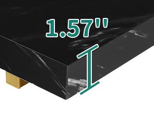 Yitahome Gold Console Table, Modern Sofa Table for Living Room, Hallway, 40 inch Narrow Entryway Table, Faux Marble