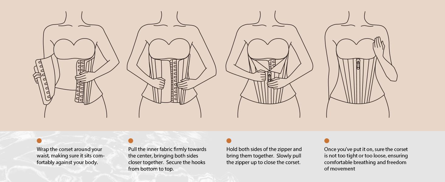 SHAPSHE Waist Shapewear for Women Tummy Control Waist Trainer Corset Sport Workout Belly Band Gym