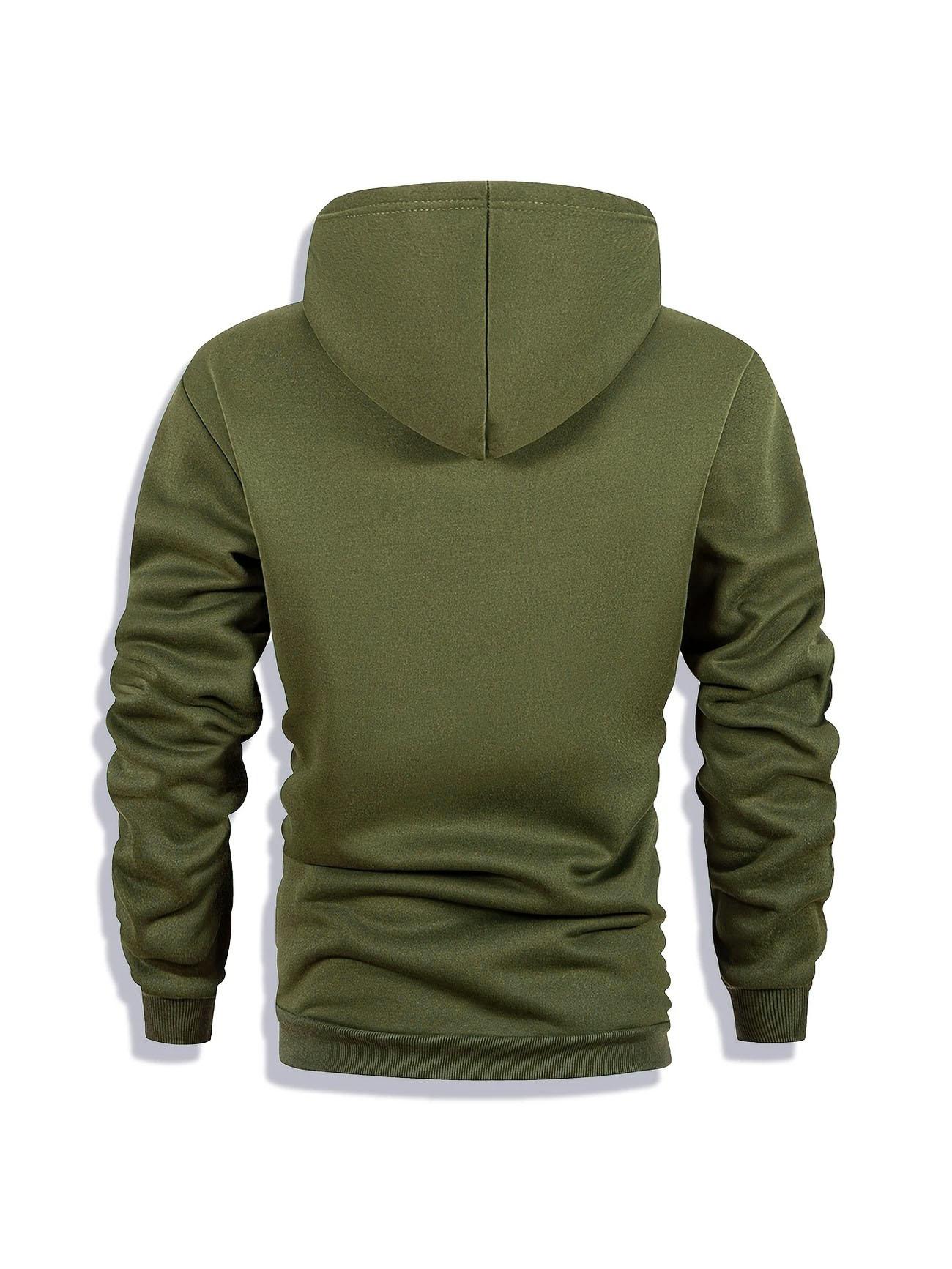 Men's Paris letter printed hoodie and drawstring sweatpants set