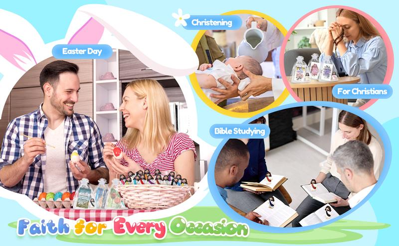 25/50 Sets Easter Bible Verse Card with Mini Jesus Easter Prayer Gift for Christian Sunday School Baptism Gift for Hide and Seek Activity Teacher Appreciation Gift Christian Gift for Women Creative Religious Party Favors 25/50 Sets Easter Bible Verse Card with Mini Jesus Easter Prayer Gift for Christian Sunday School Baptism Gift for Hide and Seek Activity Teacher Appreciation Gift Christian Gift for Women Creative Religious Party Favors