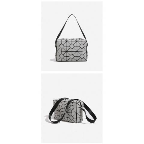 New Summer Autumn Trendy Unique Design Geometric Rhombus Cupid Small Square Bag, Versatile Single Shoulder Crossbody Underarm Bag