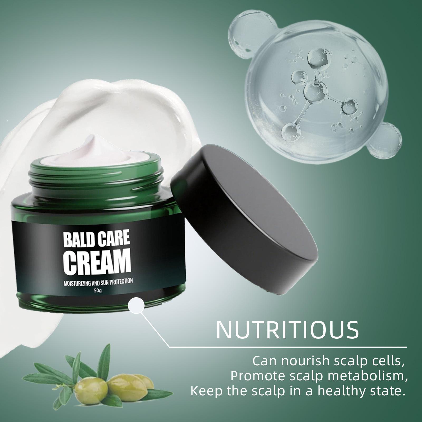 New men's scalp care cream, moisturizing and nourishing shaving and skin care cream 50g