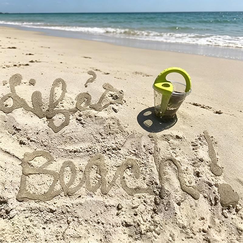 Portable Handheld Beach Sand Funnel Toy Kids Outdoor Sand Spark Flowing Sand Play Toy Summer Beach Sandcastle Making Toy For Children