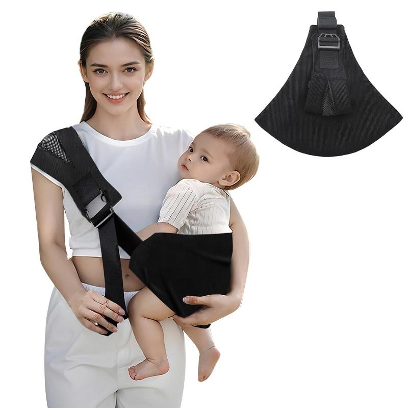 Baby Carrier Slung, Portable Lightweight Anti-Slip Bottom Seat, Leopard Print Design, Unisex Infant & Toddler Wear, Travel, 10-30 Lbs Capacity