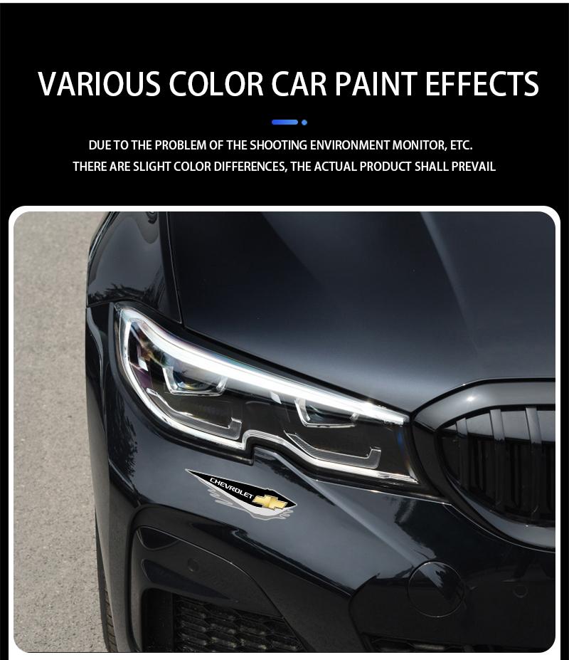 Car Body Decal Stickers Styling Emblem Accessories For Chevrolet Cruze Malibu Colorado Suburban Equinox Blazer Trax Camaro Spark Bolt Captiva Silverado Tahoe SS Impala Spin Onix Cobalt Traverse Montana