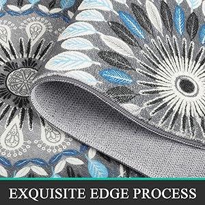 [TiktokShopHolidayHaul] HEBEMAT Washable Boho Kitchen Rug Mat Sets 3 Piece, Farmhouse Non Slip Kitchen Rug Runner, Washable Non Skid Kitchen Rugs, Bohemian Kitchen Floor Mat for Hallway Entryway Laundry Room