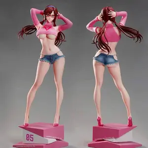 High Quality 31cm Campus Deskmate Makinami Summer Girlfriend Series Anime Figures Gk Model Desktop Ornament Collection Gift