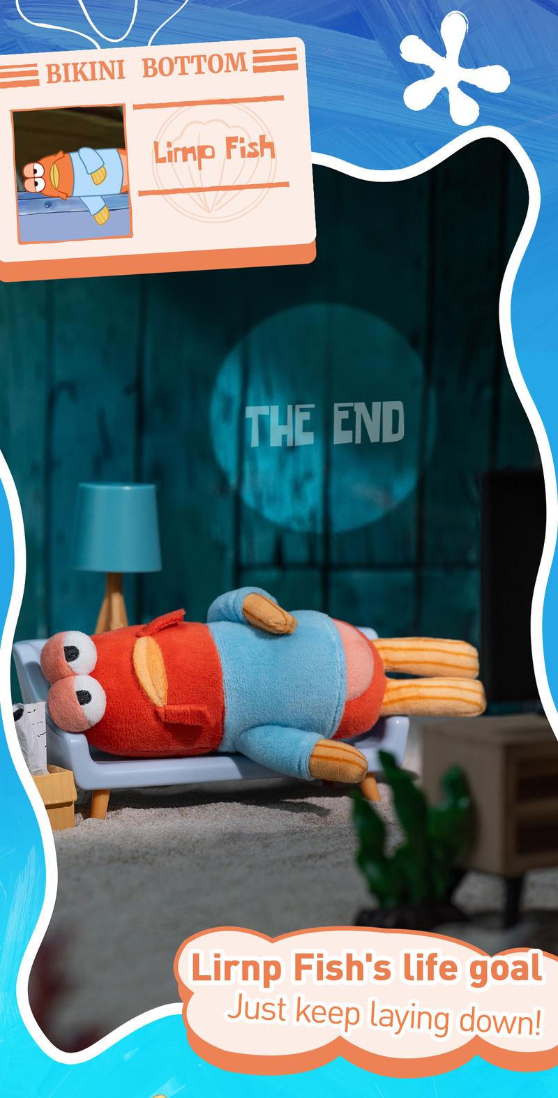 POP MART Bikini Bottom Buddies - Whimsical Plush Blind Box, Collectible Toys, Valentine’s Day Gifts