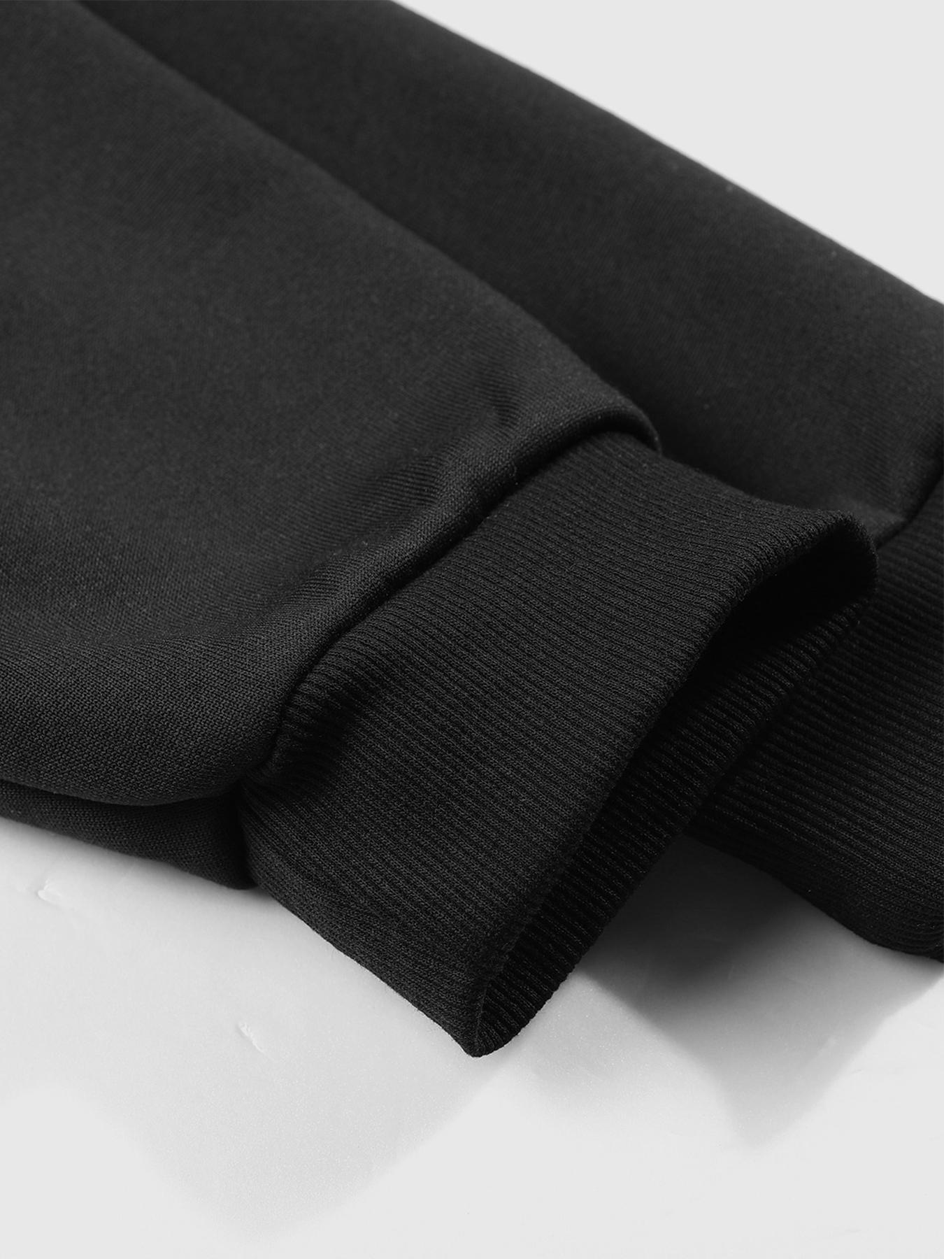 Men's Ninja Hooded Sweatshirt Y2K Style, Loose Fit Streetwear Mask Pullover, Windproof Double Layer Hoodie Jacket for Winter