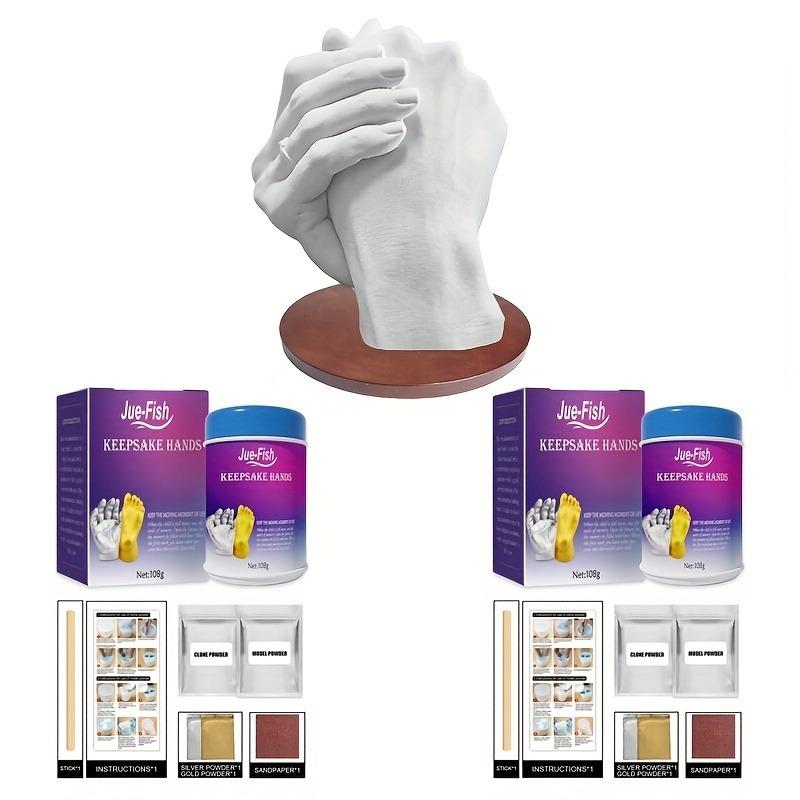 3D Hand Model Powder Creative 3D Clone Powder DIY Material Valentine's Day Hand Footprint Souvenir Model