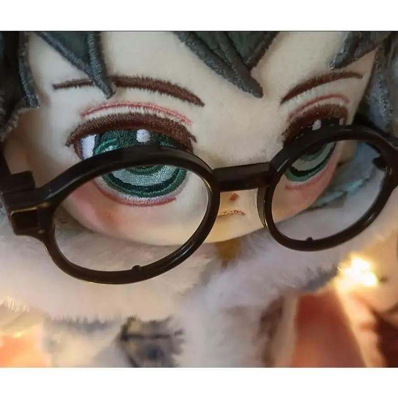 20CM Demon Slayer: Kimetsu No Yaiba Muichiro Beast Ears Cotton Doll Peripheral Dress Up Plush Dolls Holiday Gifts for Children