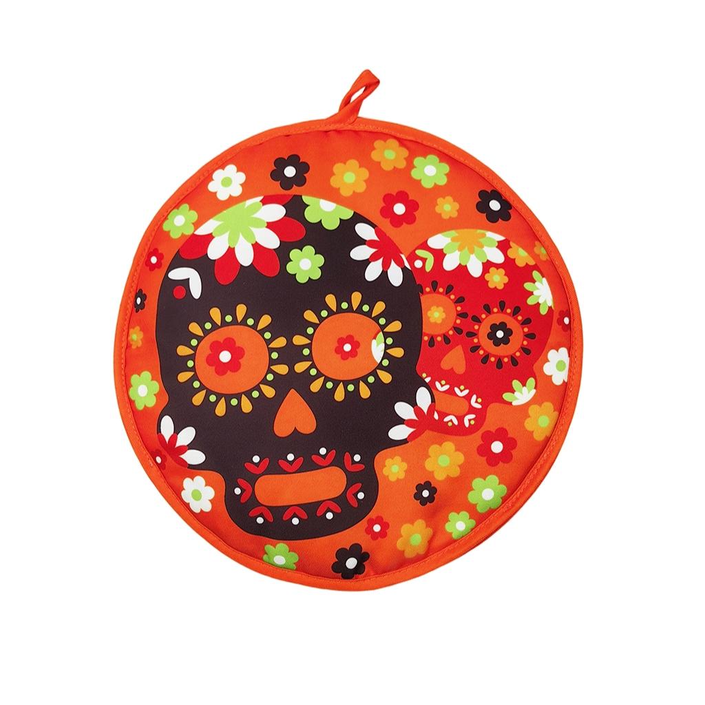 Mexican Thickened Corn Tortilla Insulated Bag, Pure Cotton Round Heat-Resistant Bread Carry Bag, Home Use Food Delivery Bag