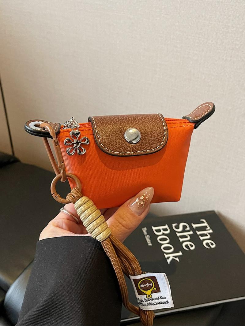 Women's Small Wallet with Detachable Nylon Wristband Coin Purse, Dual Pouch Wristlet, Zipper Closure, Decorative Bag, Christmas Gift for Young Girls, Gifts For Women