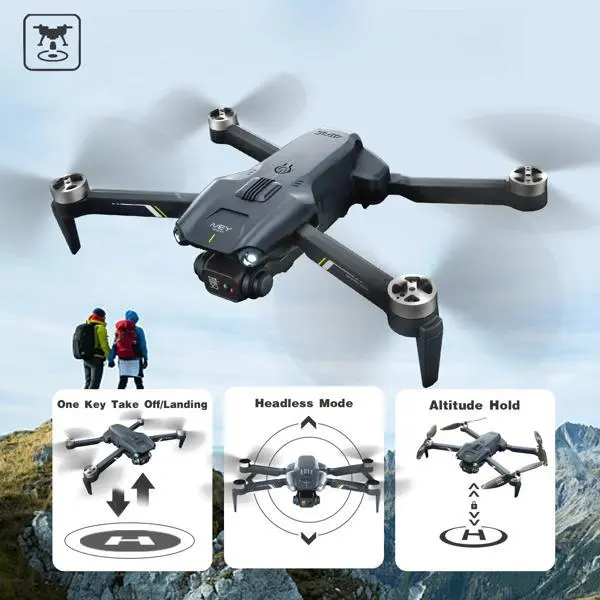 V28 RC Quadcopter Toy, Remote‑Controlled Flying Unit, Includes 2 Rechargeable Batteries and Complete Accessory Set