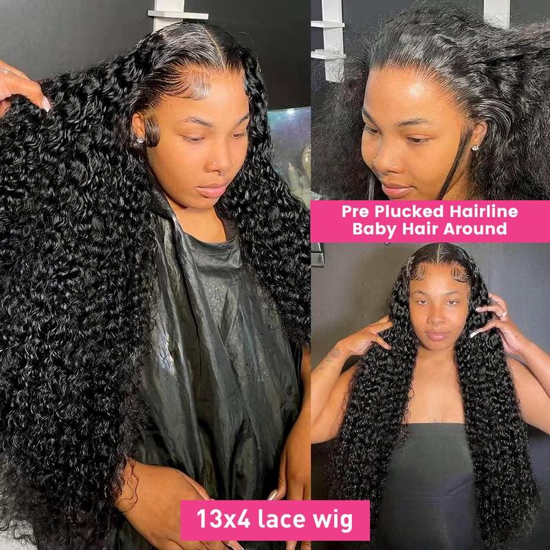 Bling Hiar 30 32 Inch Deep Wave Water wave Frontal Wigs hd lace wig 13x6 human hair Curly Wig For Women choice Pre Plucked #NovaTopFinds